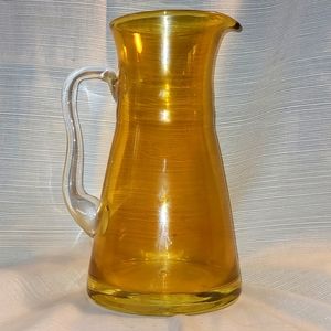 Vintage FTD Pitcher - Amber